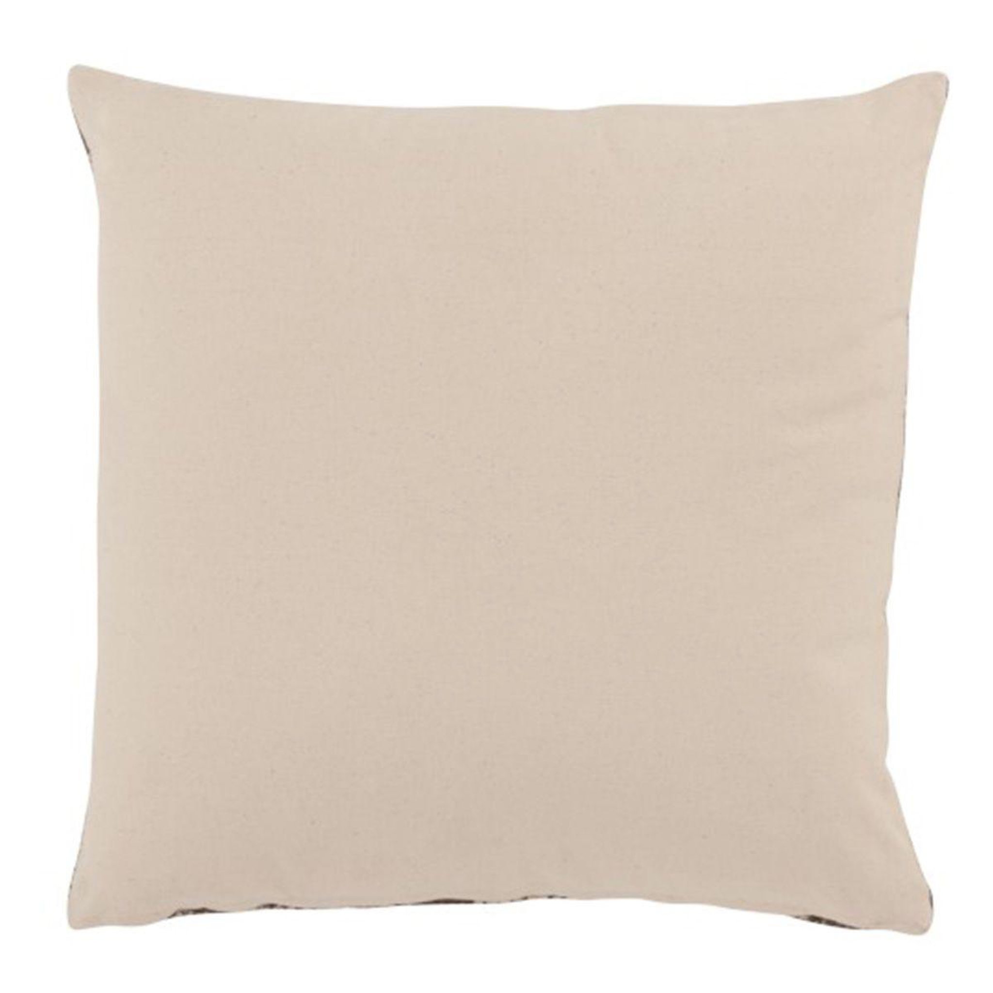 Voir la diapositive 2 : J-LINE Coussin déco  losanges  45x45cm noir & blanc