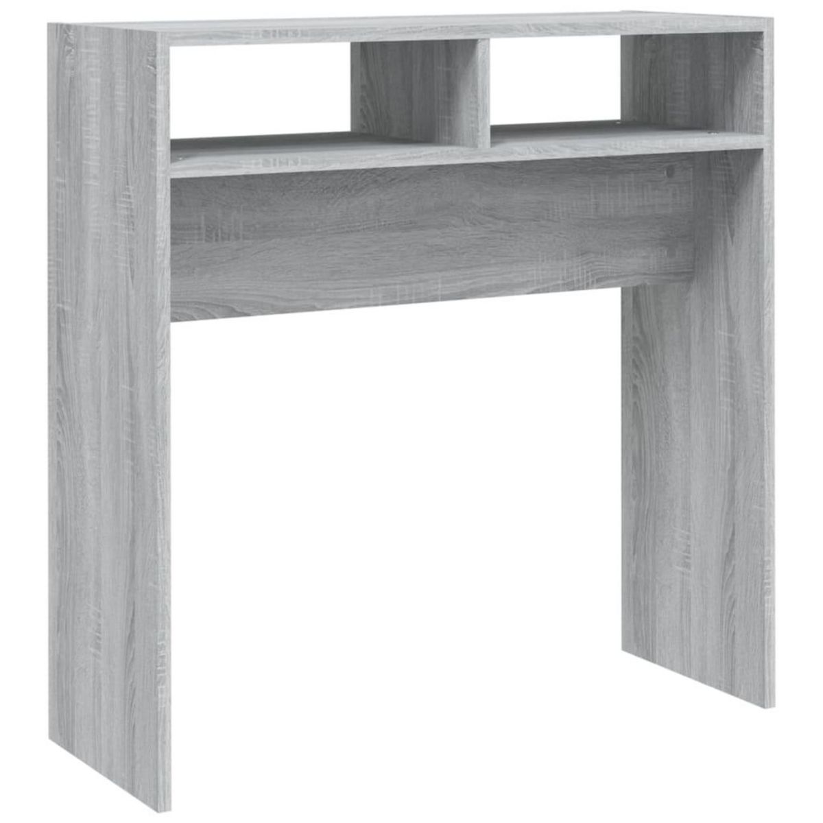 VIDAXL Table console Sonoma gris 78x30x80 cm Bois d'ingenierie