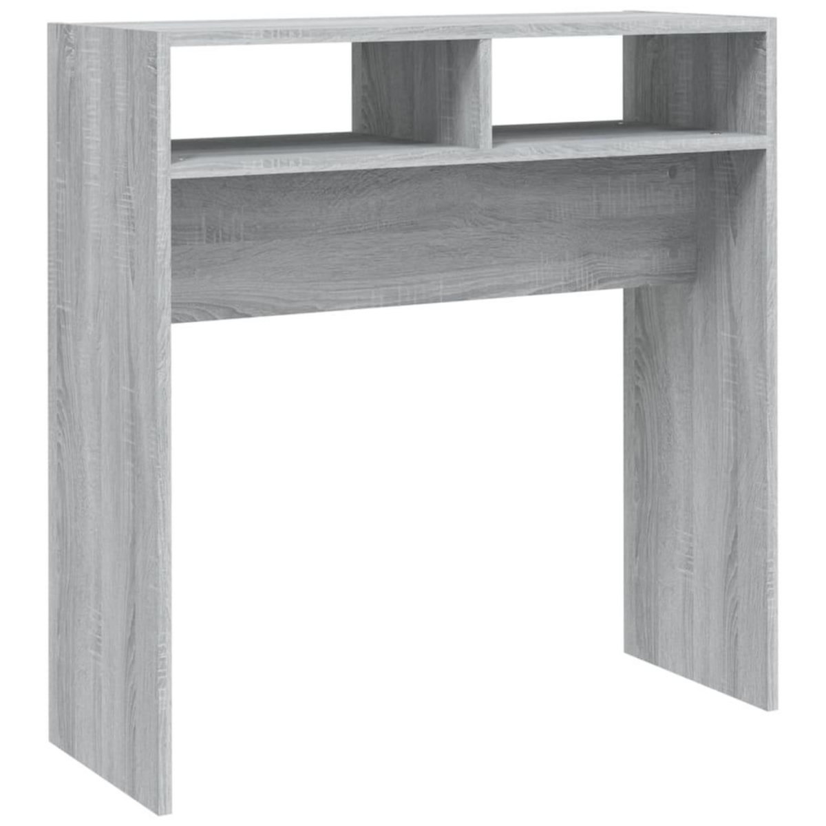VIDAXL Table console Sonoma gris 78x30x80 cm Bois d'ingenierie