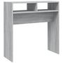 Voir la diapositive 2 : VIDAXL Table console Sonoma gris 78x30x80 cm Bois d'ingenierie