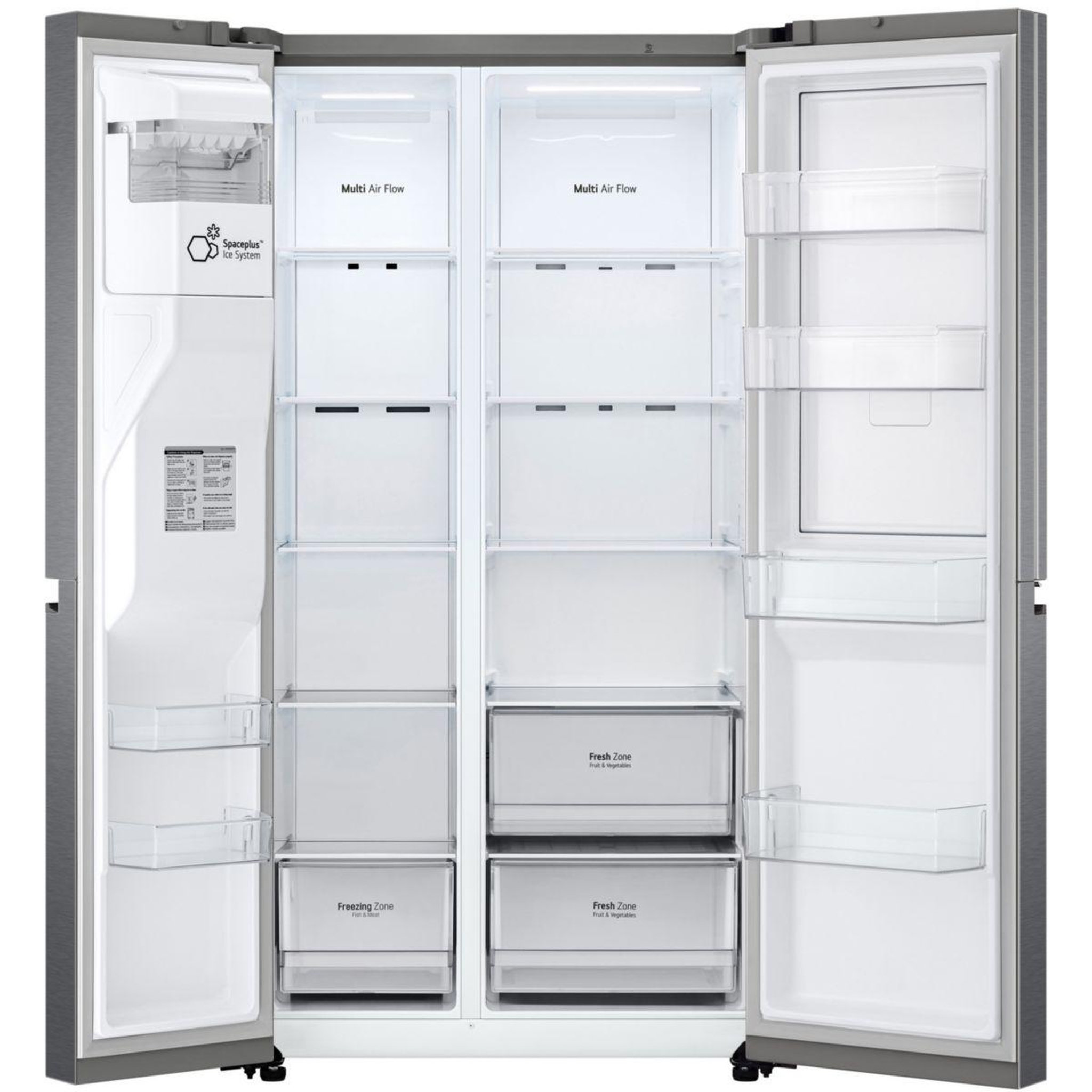 Voir la diapositive 4 : LG Réfrigérateur Américain GSJV50DSXE