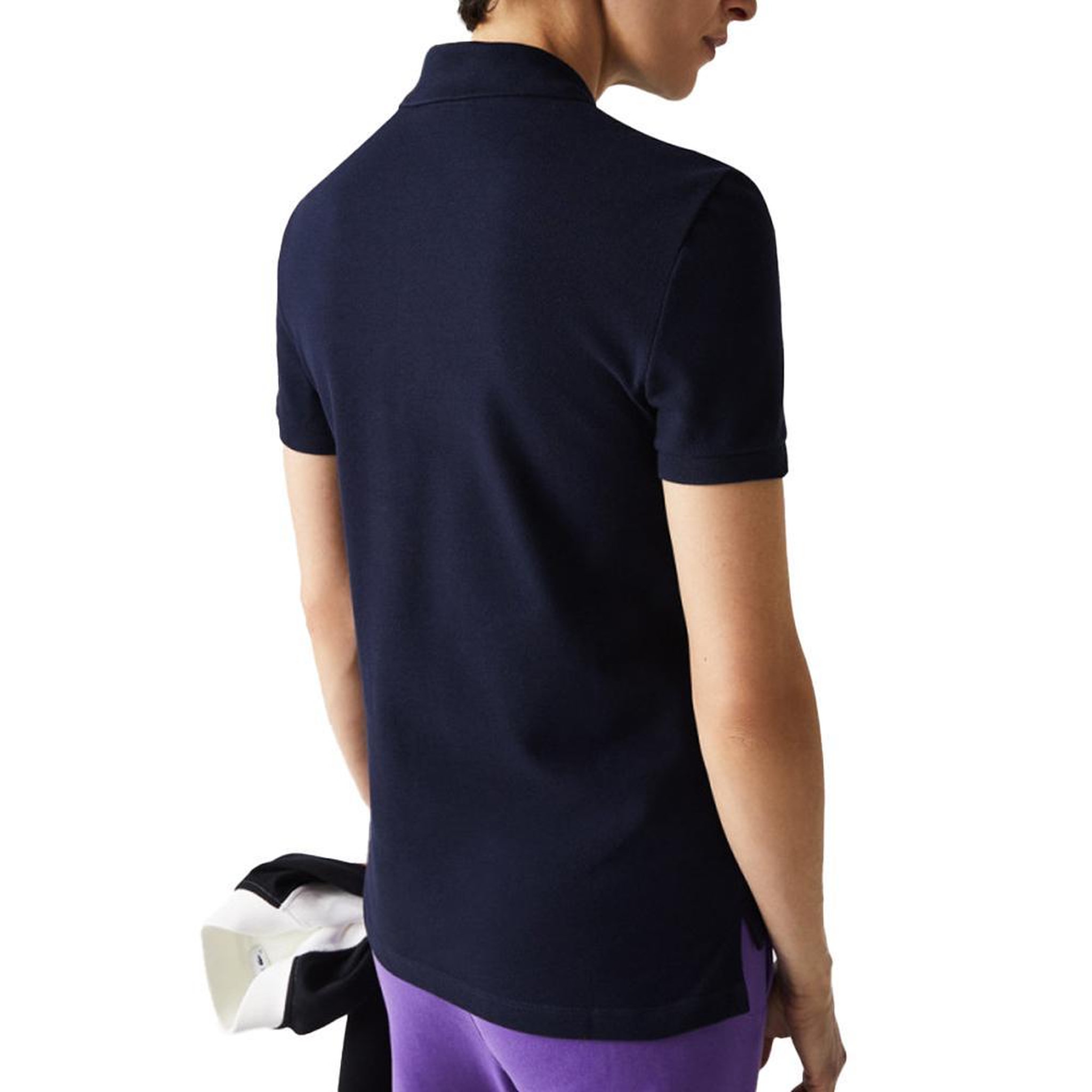 Voir la diapositive 2 : Lacoste Polo Marine Femme Lacoste PF7839