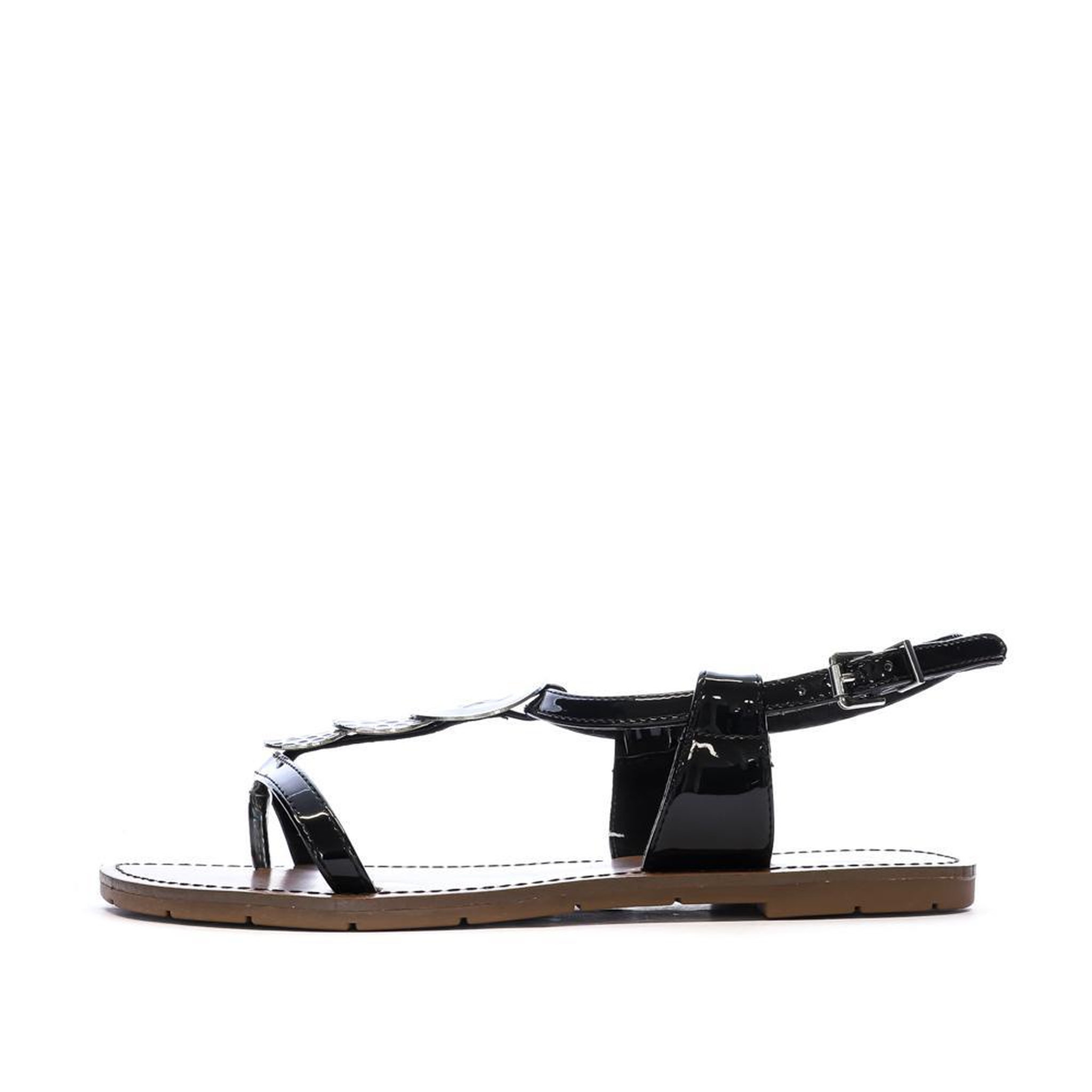 CHATTAWAK Sandales Noires Femme Chattawak PIPA. Coloris disponibles : Noir