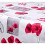 Voir la diapositive 3 : HABITABLE Nappe en toile cirée rectangulaire Stowe - 140 x 200 cm - Rouge