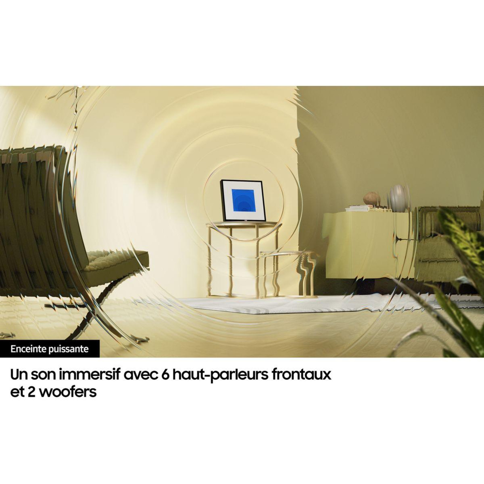 Voir la diapositive 4 : Samsung Enceinte fixe Music Frame HW-LS60D 2024