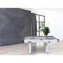 Voir la diapositive 3 : Cougar Table de billard pliable Hustle L blanche