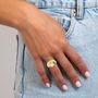 Voir la diapositive 3 : SC CRYSTAL Bague taille 56 SC Crystal ornée de Zirconium