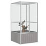 Voir la diapositive 2 : VIDAXL Cage a oiseaux Gris 111x107x211,5 cm Acier galvanise