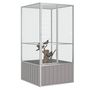 Voir la diapositive 2 : VIDAXL Cage a oiseaux Gris 111x107x211,5 cm Acier galvanise
