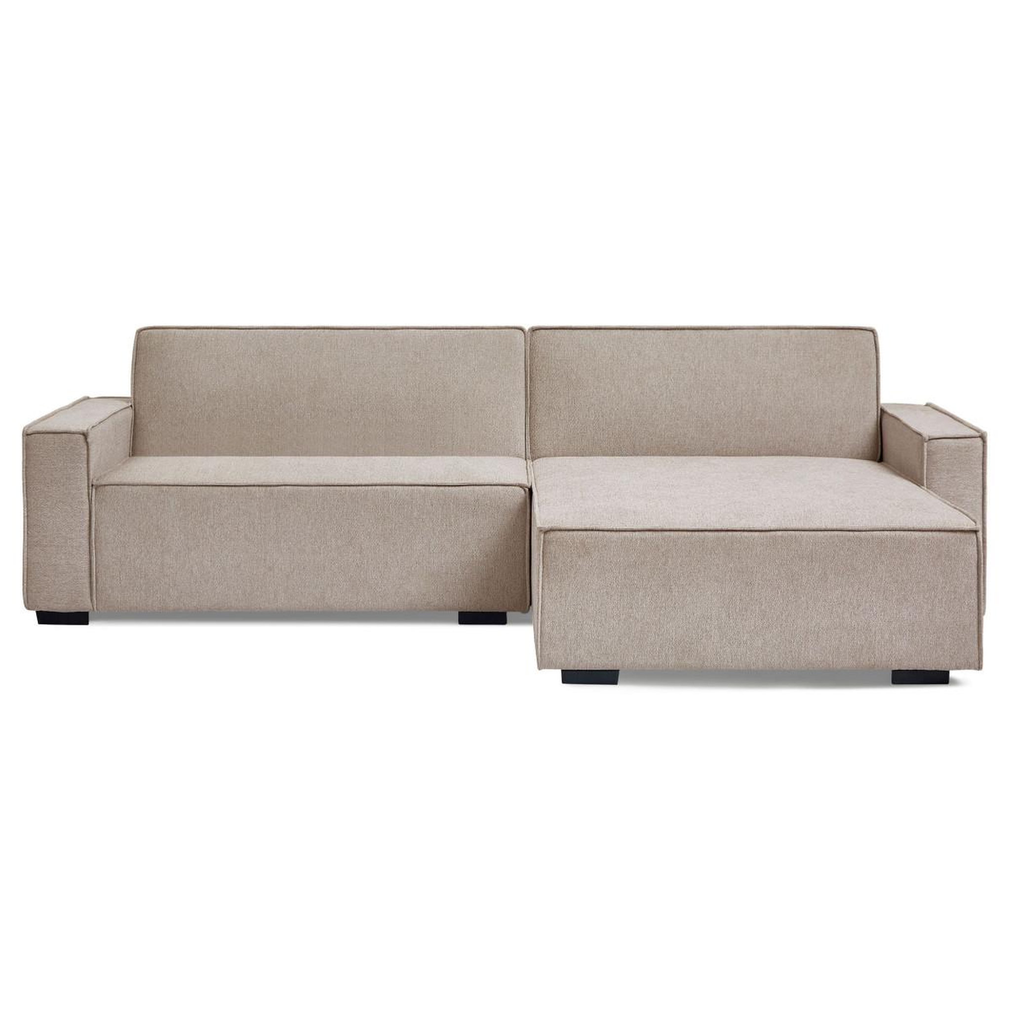 Paris Prix Canapé convertible angle réversible  romeo  275cm taupe