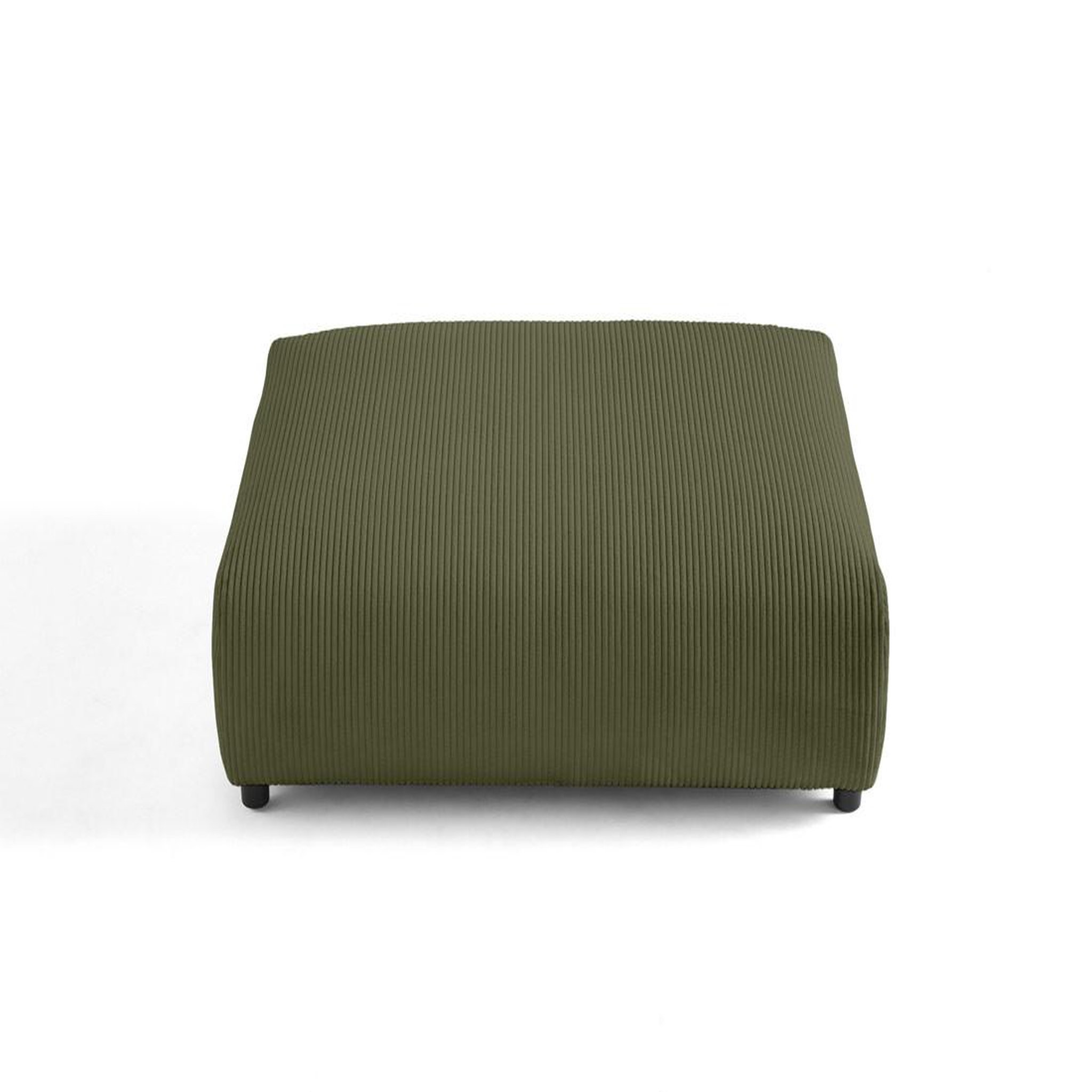 Voir la diapositive 4 : LISA DESIGN Garance - grand pouf modulable - en velours côtelé