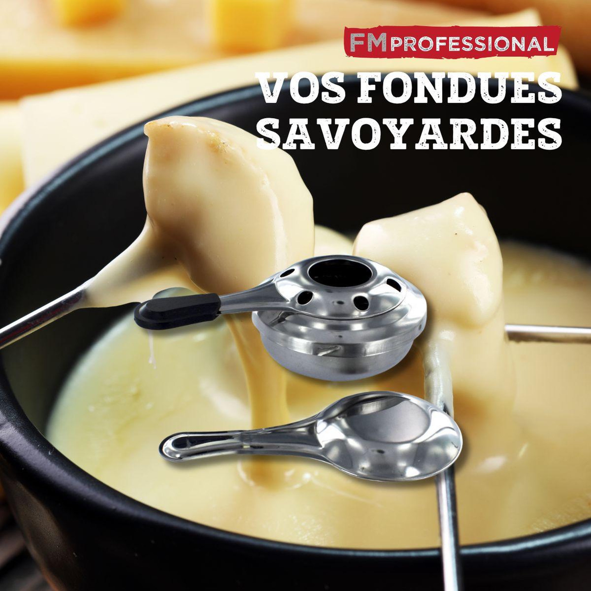 Voir la diapositive 4 : FM PROFESSIONAL Brûleur alcool fondue savoyarde FM Professional
