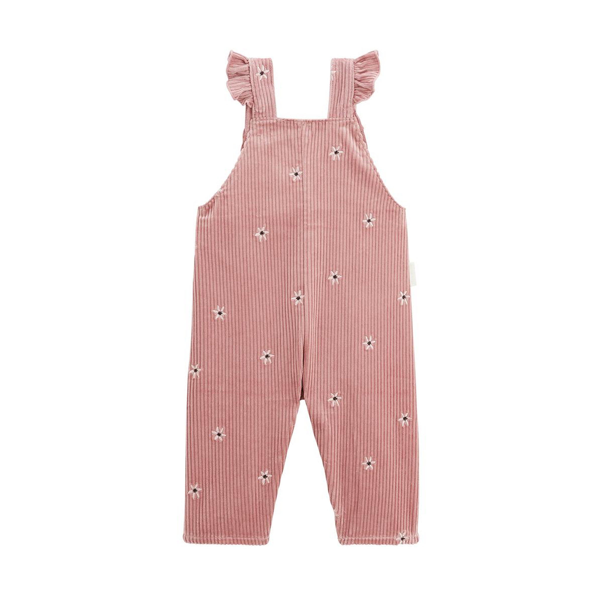 Voir la diapositive 2 : Petit Béguin Salopette bébé en velours côtelé Bloom