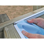 GRE Liner seul bleu pour piscine bois rectangulaire Lemon - Gré