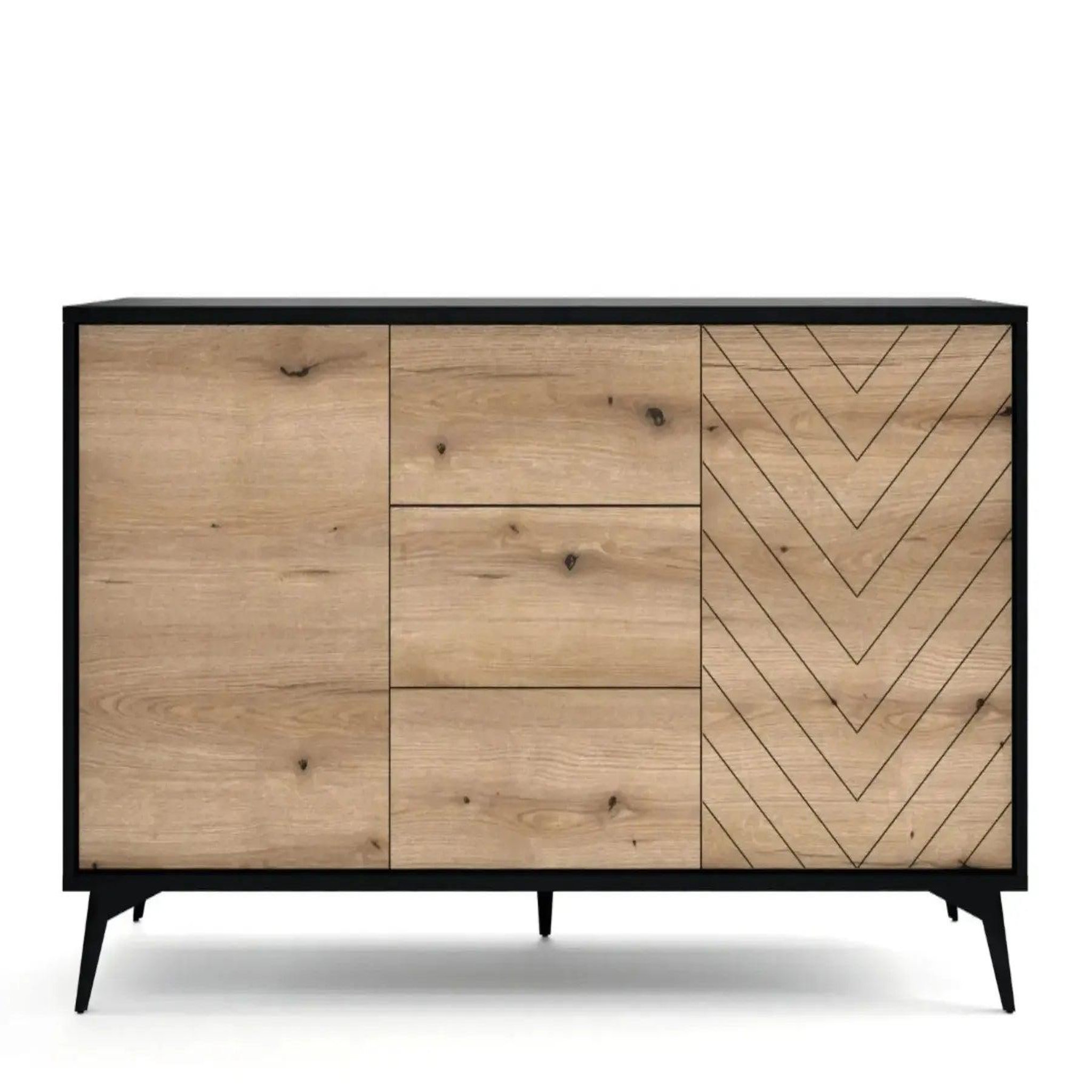 Voir la diapositive 5 : CASANOVA PARIS ALICE - Buffet en bois 104cm Marron