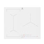 Voir la diapositive 1 : ELECTROLUX Table de cuisson induction 3 feux 7350w blanc - EIV63342CW/1