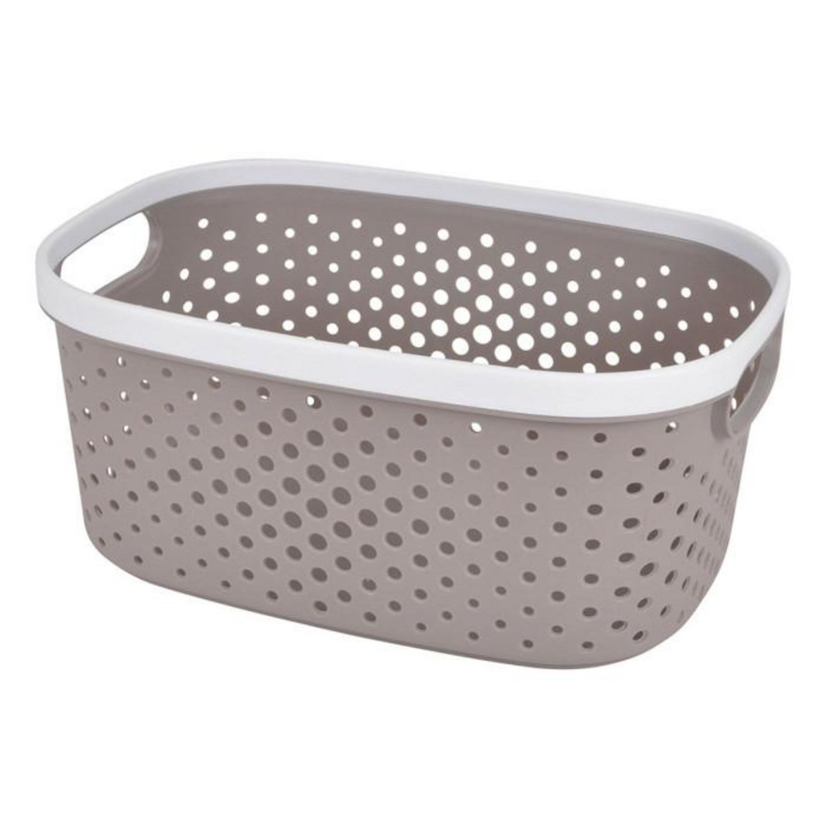 Paris Prix Panière à Linge  Ajourée  3,5L Taupe