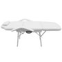 Voir la diapositive 3 : VIDAXL Fauteuil de massage pour traitement facial Simili-cuir Blanc