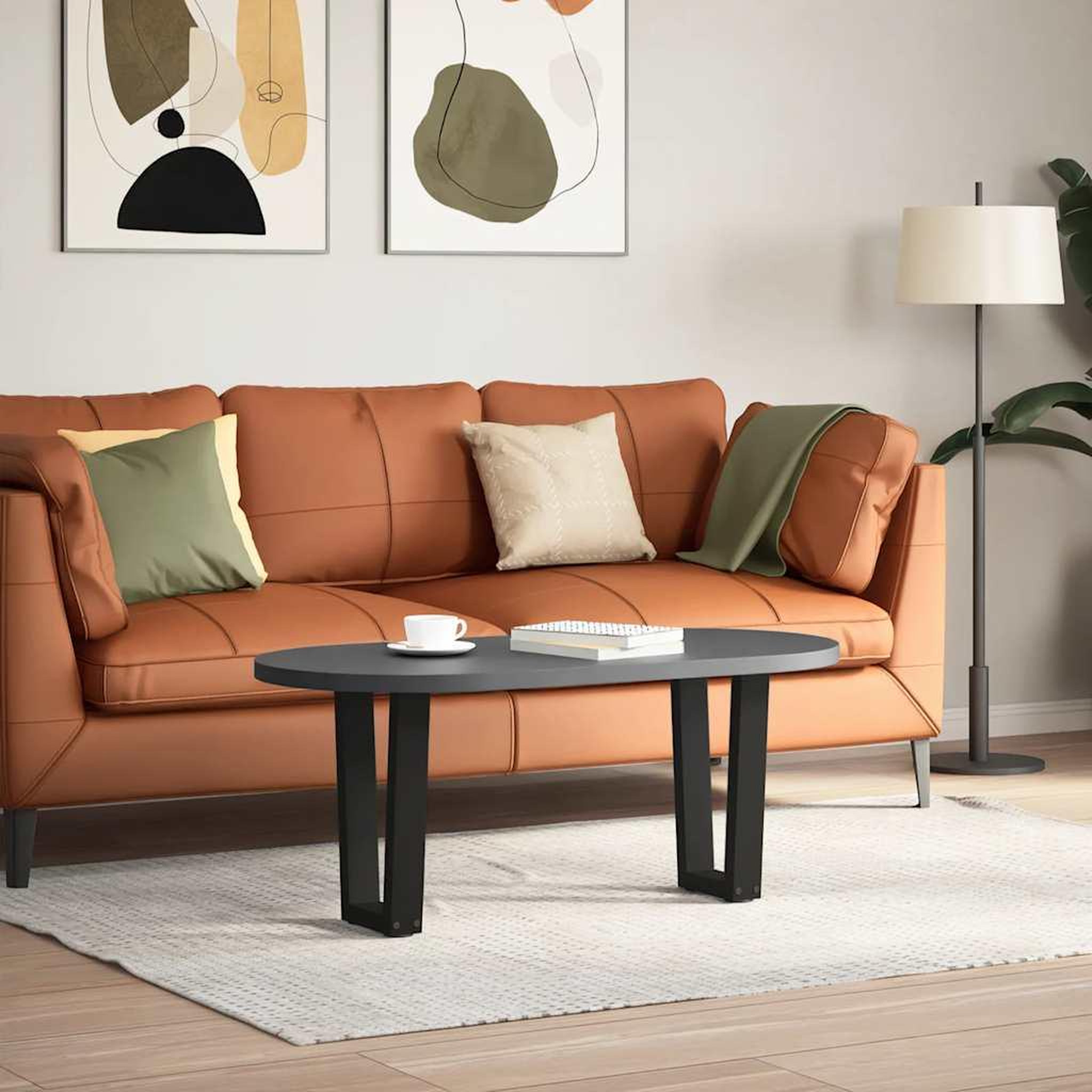 Voir la diapositive 2 : VIDAXL Pieds de table a manger en forme de V 2 pcs noir 28x(42-43,3)cm
