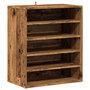 Voir la diapositive 2 : VIDAXL Armoire a chaussures vieux bois 60x35x70 cm bois d'ingenierie