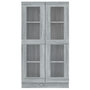 Voir la diapositive 3 : VIDAXL Armoire a vitrine Sonoma gris 82,5x30,5x150cm Bois d'ingenierie