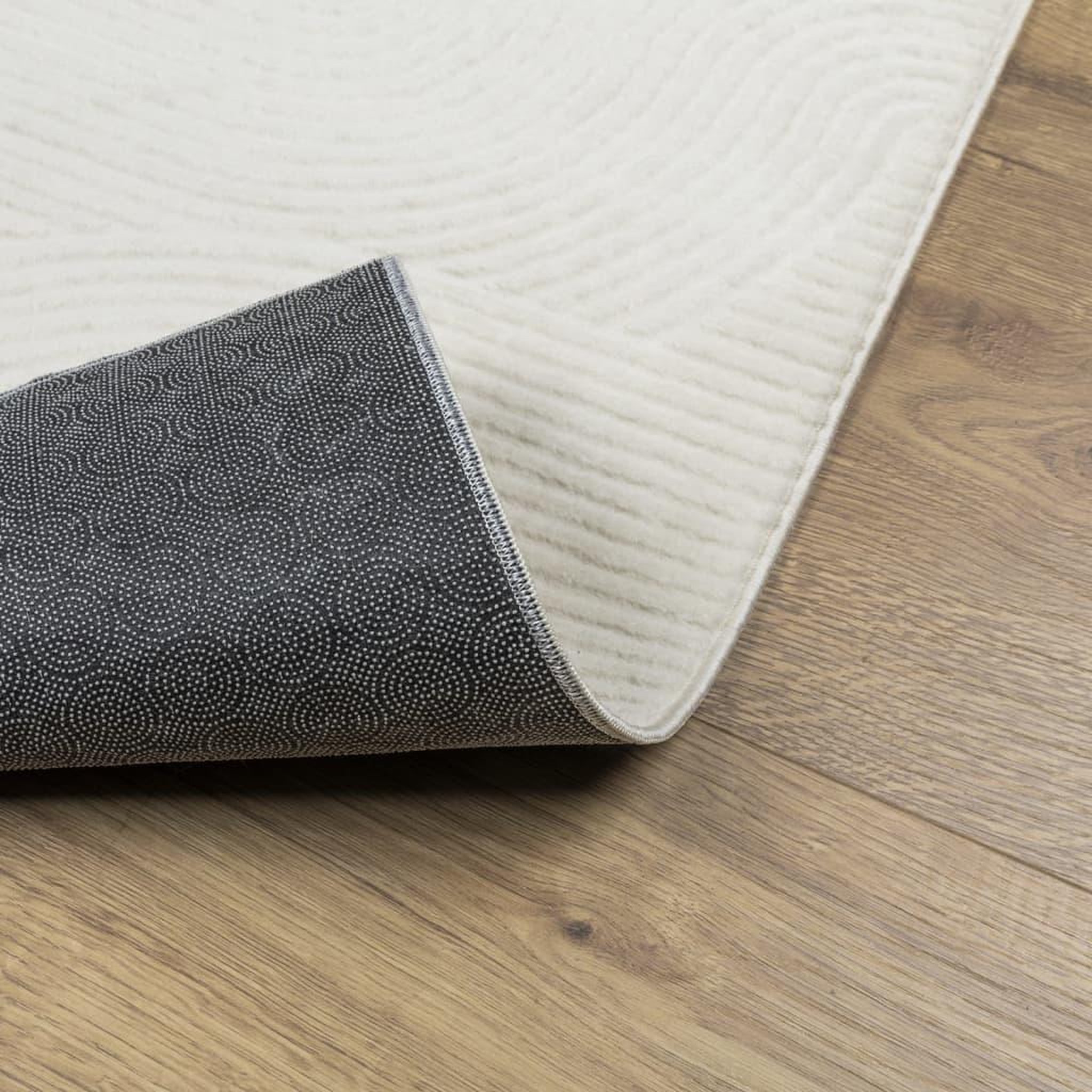 Voir la diapositive 5 : VIDAXL Tapis IZA poils courts style scandinave creme 80x150 cm
