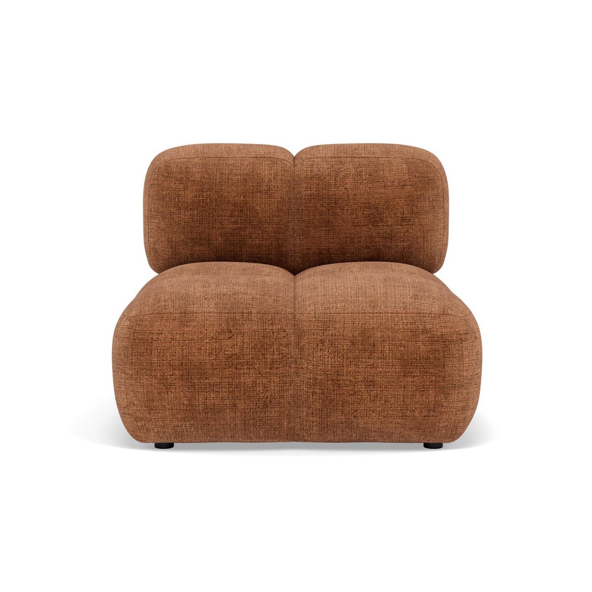 LISA DESIGN Grace - module d'assise en velours texturé