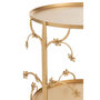 Voir la diapositive 2 : Paris Prix Table d'Appoint en Métal  Curama  49cm Or