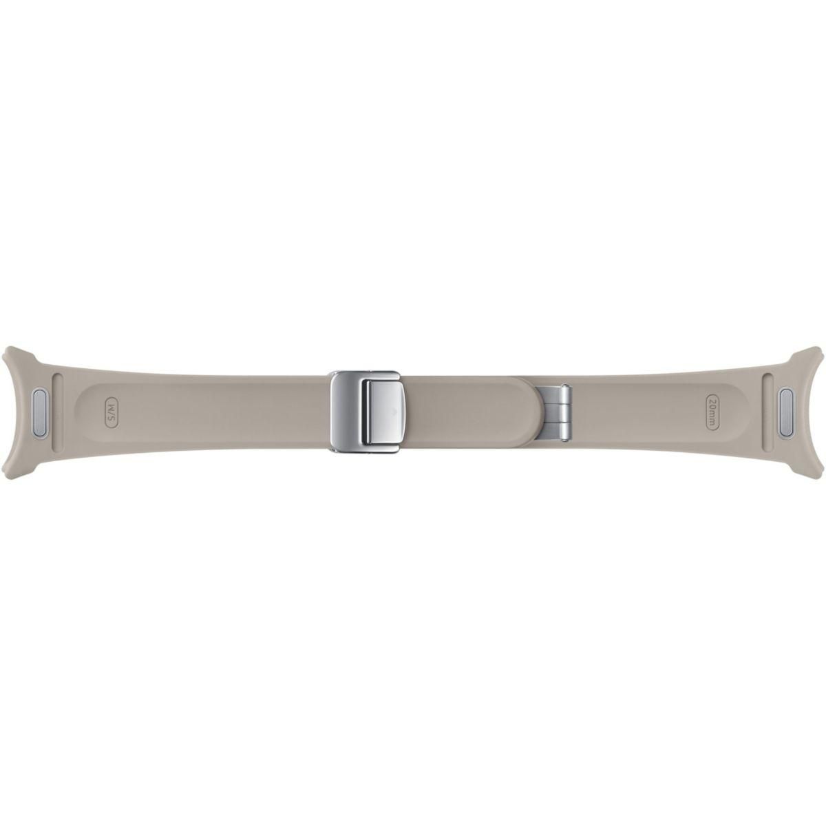 Samsung Bracelet Watch 5/6/7 S/M Hybrid Simili cuir Taupe