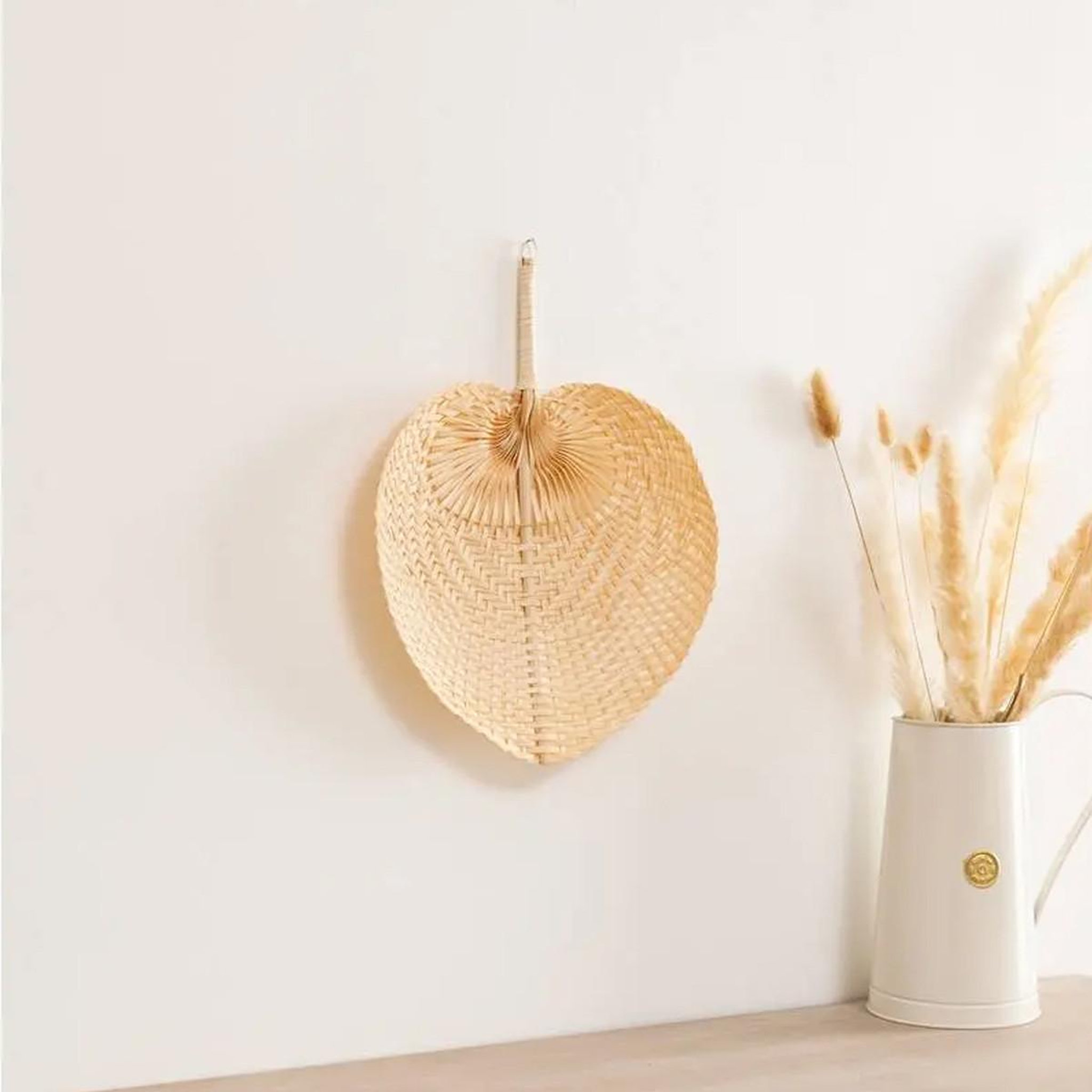 Voir la diapositive 3 : ATMOSPHERA Eventail déco  bambou  39cm naturel