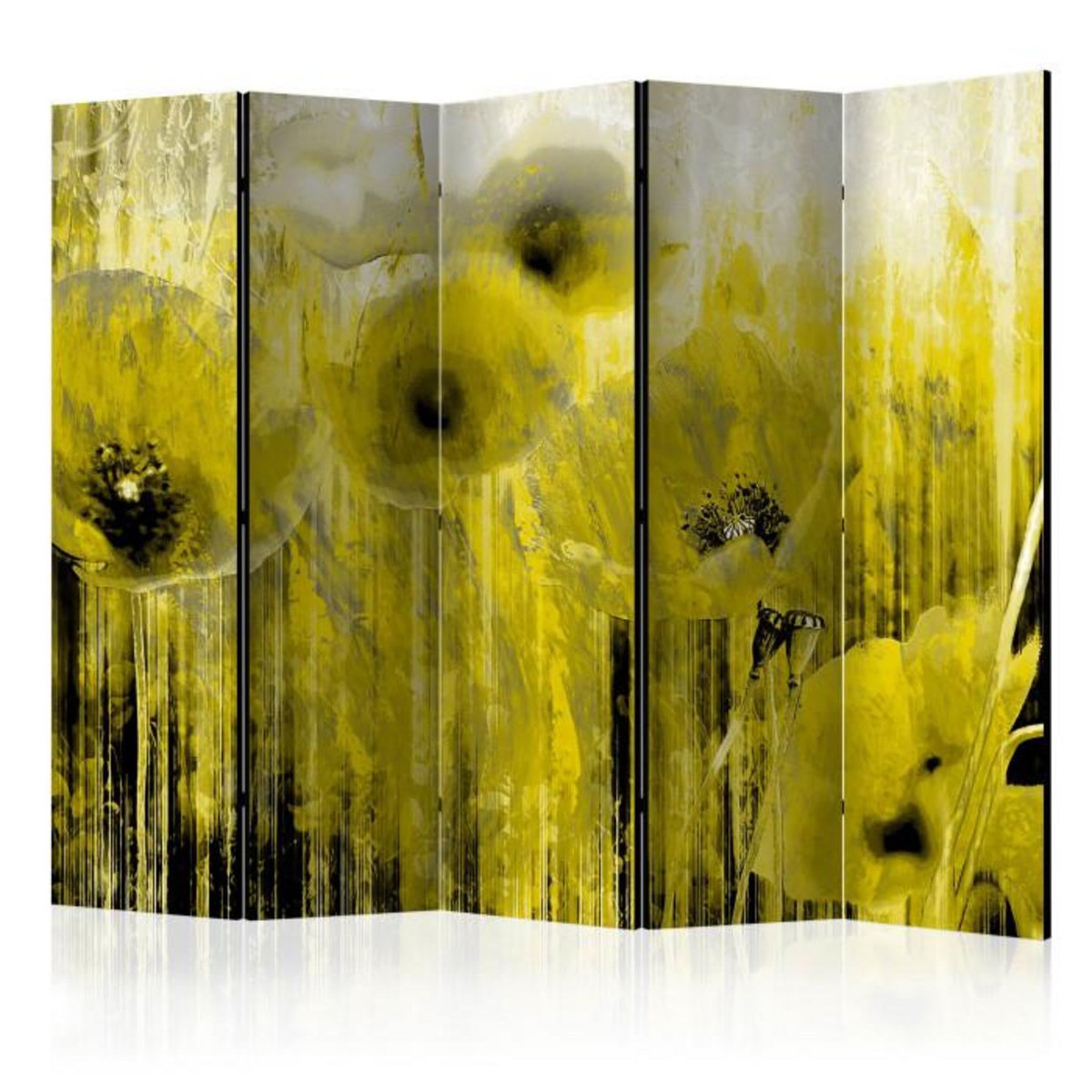 Paris Prix Paravent 5 Volets  Yellow Madness  172x225cm