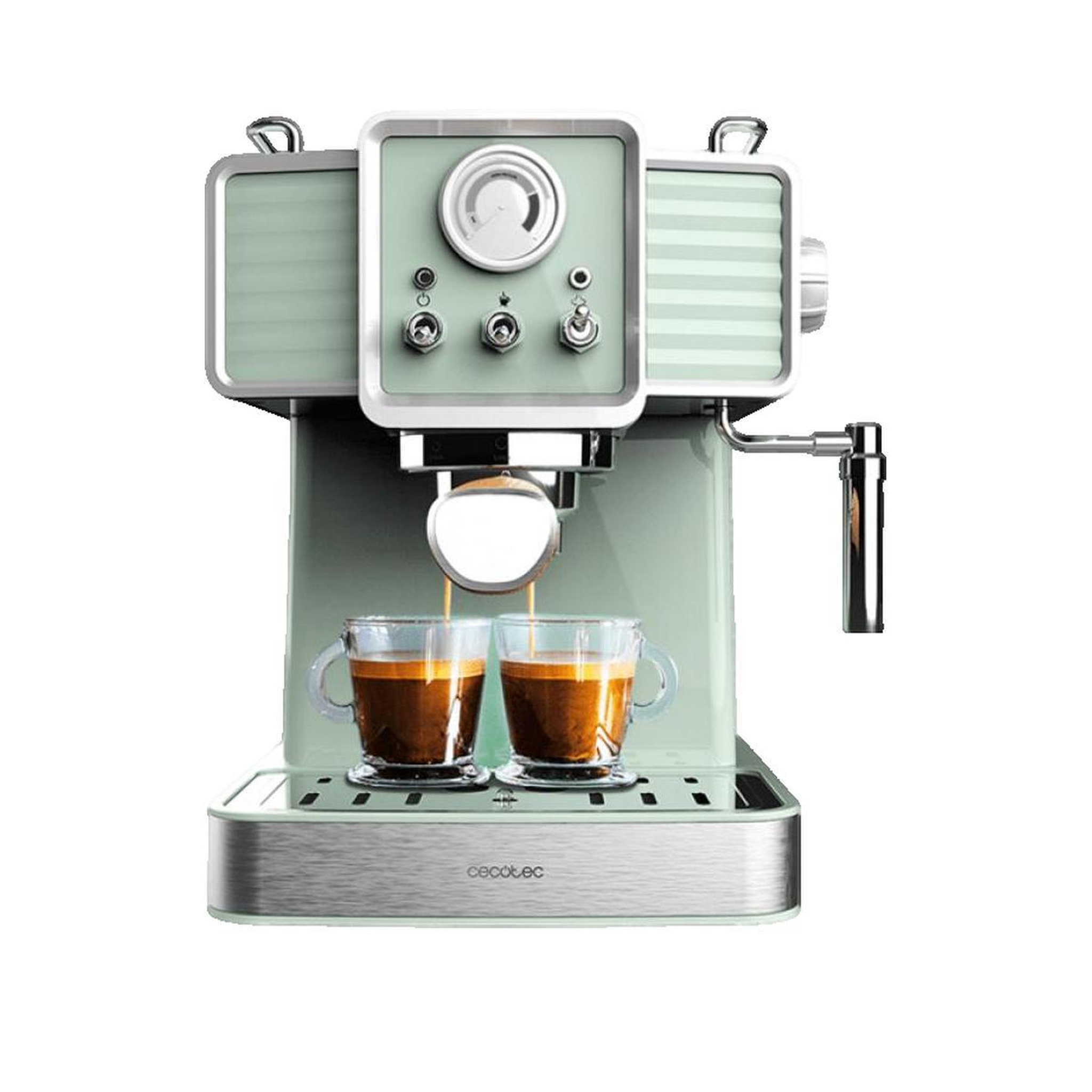CECOTEC Cafetière Express Cecotec Power Espresso 20 Tradizionale Vert Clair