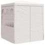 Voir la diapositive 3 : VIDAXL Tente de reception avec parois laterales 2x2 m Blanc 90 g/m^2