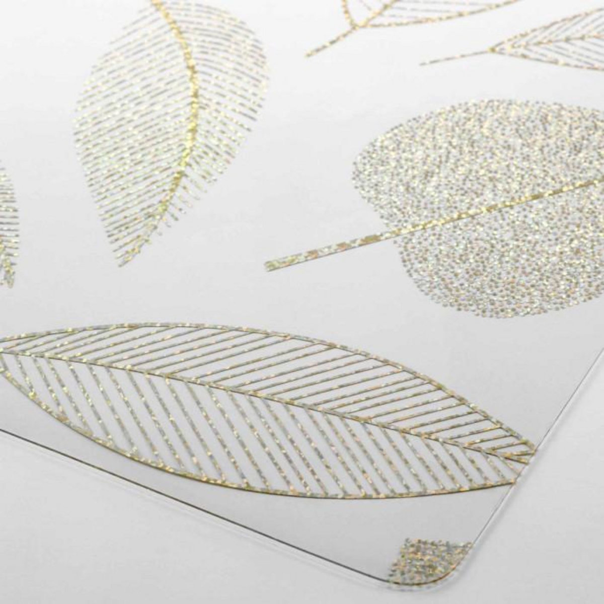 Paris Prix Set de Table Imprimé  Feuillette  30x45cm Or