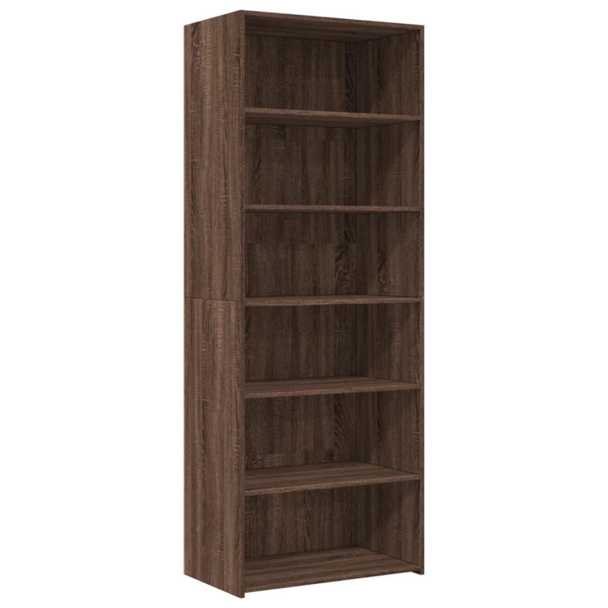 VIDAXL Buffet haut chene marron 70x41x185 cm bois d'ingenierie