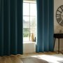 ATMOSPHERA Rideau de salon occultant 8 œillet - 140 x 260 cm - Bleu Canard