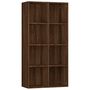 Voir la diapositive 2 : VIDAXL Bibliotheque/Buffet Chene marron 66x30x130 cm Bois d'ingenierie