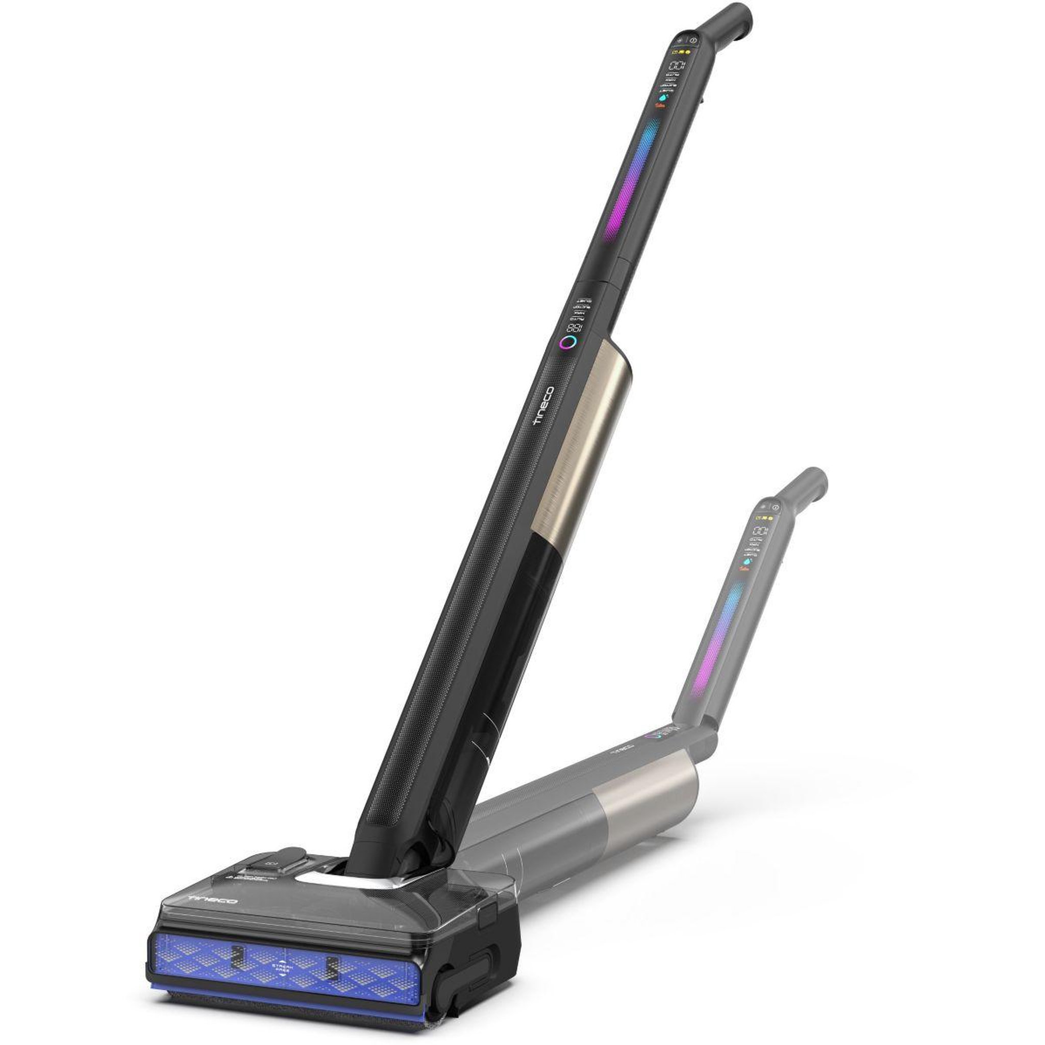 TINECO Aspirateur laveur pliable floor one s7 fold elite noir