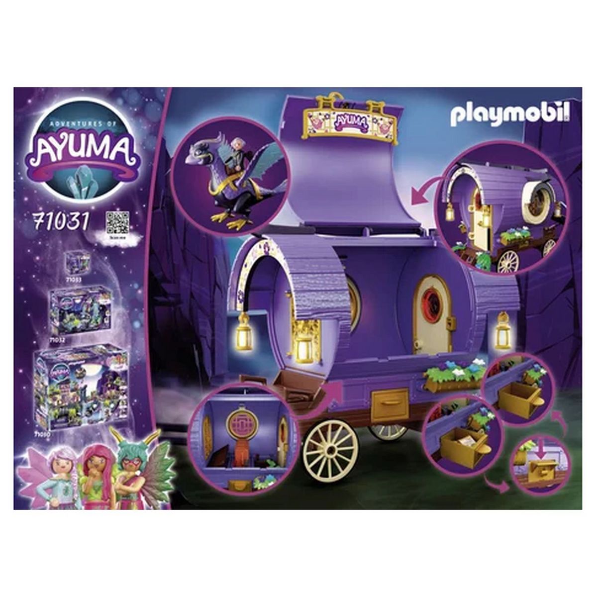 PLAYMOBIL 71031 - Chariot avec fée et phénix