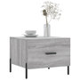 Voir la diapositive 3 : VIDAXL Table basse Sonoma gris 50x50x40 cm Bois d'ingenierie