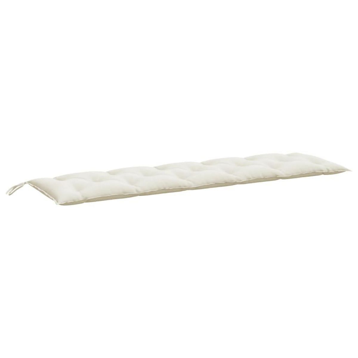 VIDAXL Coussin de banc de jardin creme melange 180x50x7 cm tissu