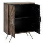 Voir la diapositive 4 : Paris Prix Buffet 2 Portes en Bois  Ethnique  113cm Marron