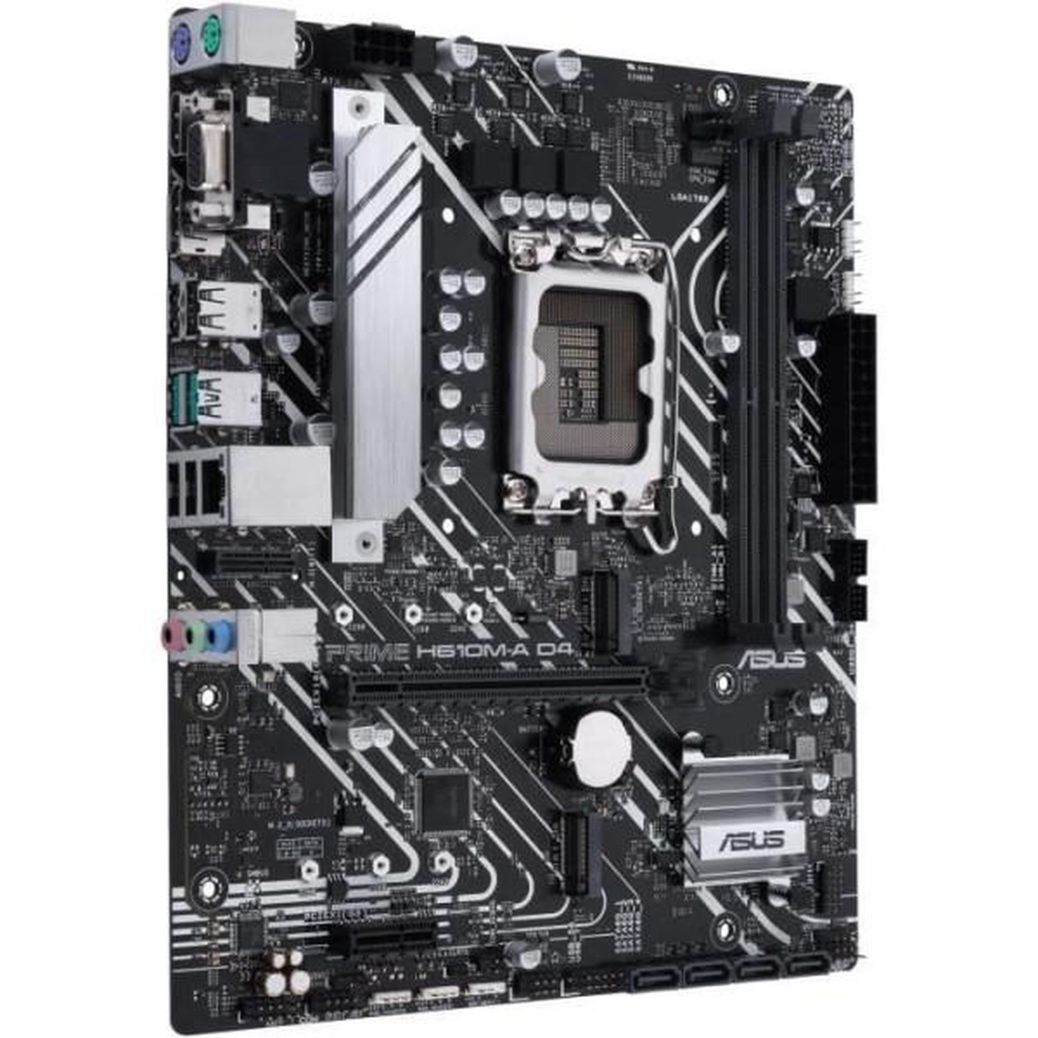 Voir la diapositive 3 : ASUS Carte mere - ASUS - PRIME H610M-A D4-CSM - LGA 1700 - DDR4 - micro ATX