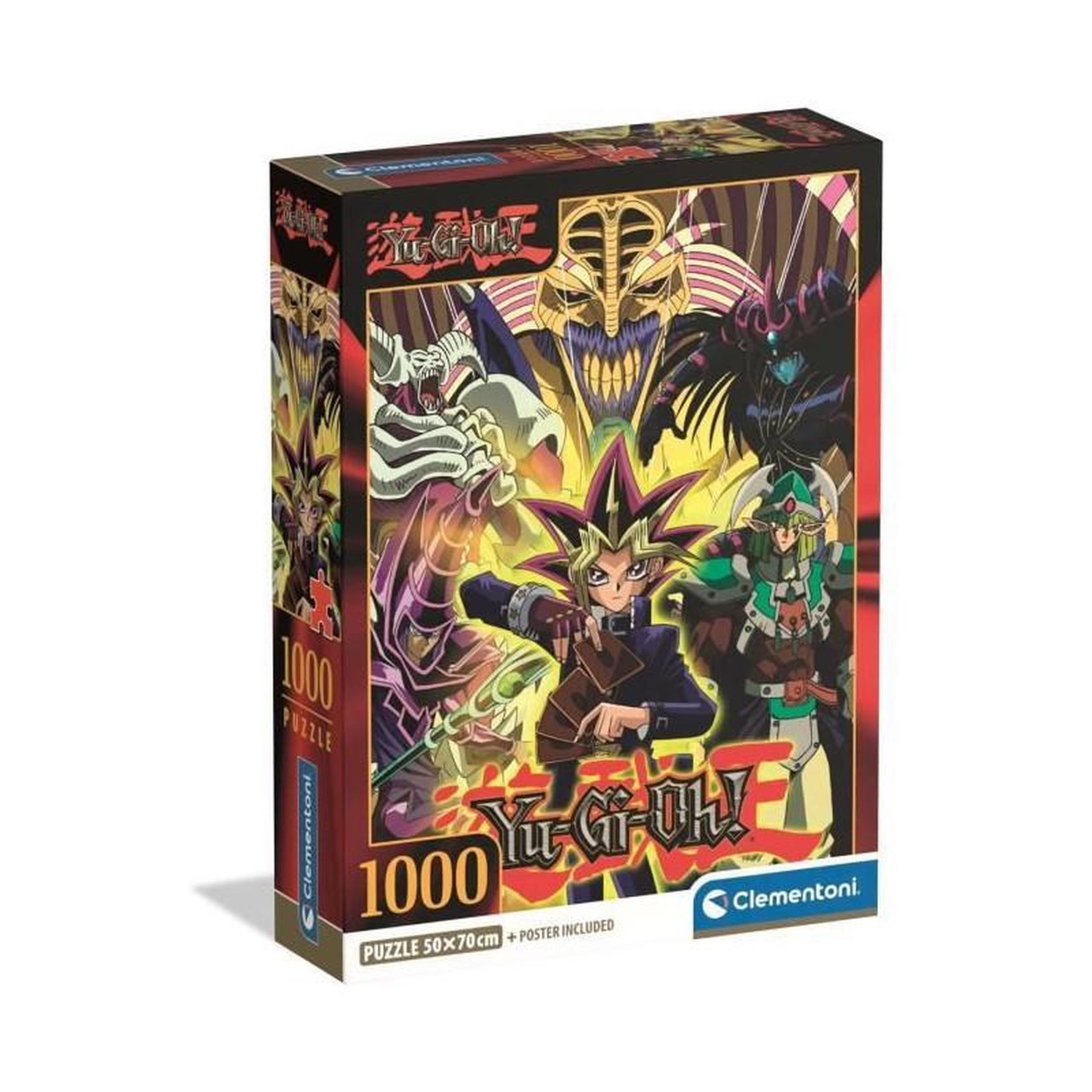 CLEMENTONI Puzzle 1000 pièces Yu-Gi-Oh! Compact – Clementoni