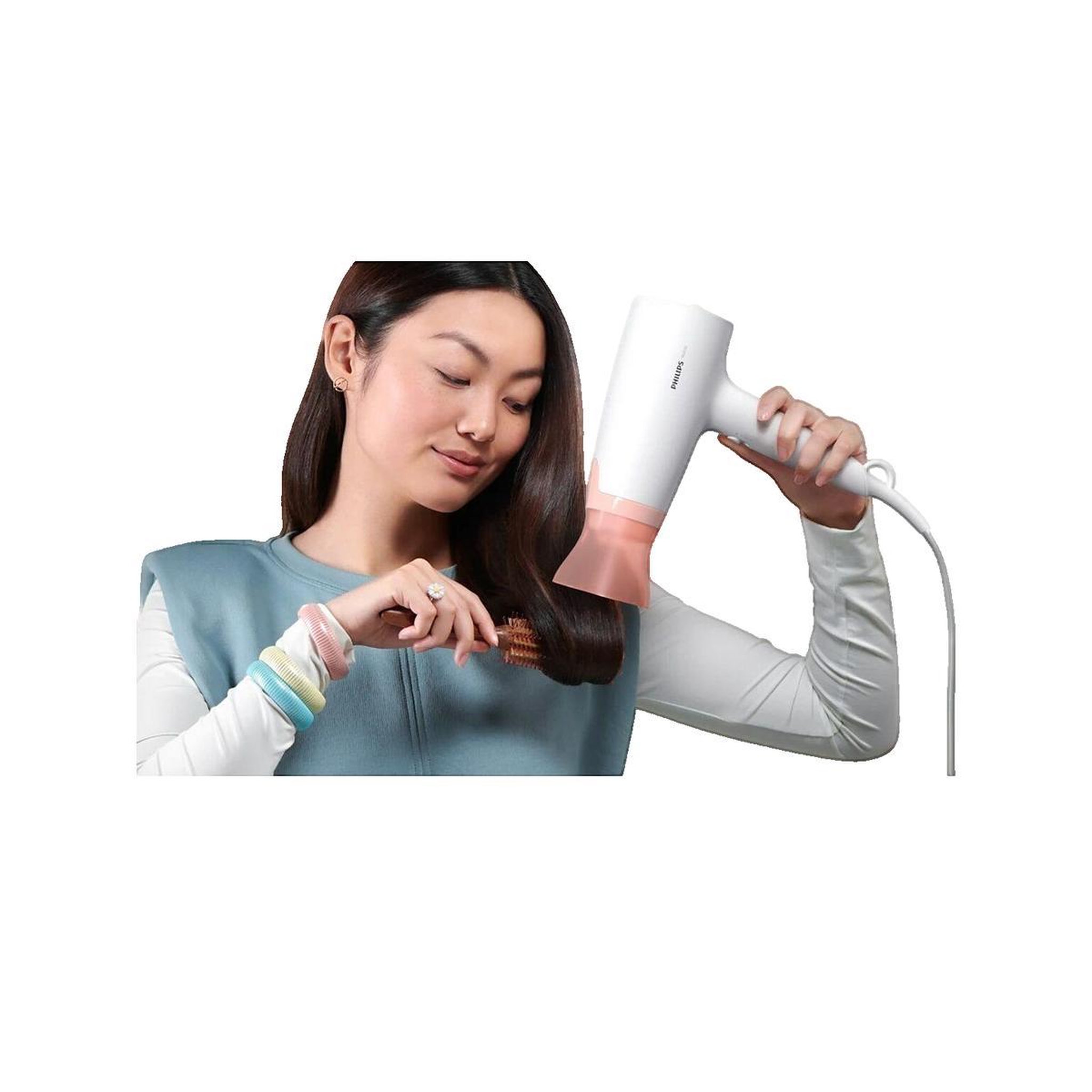 Voir la diapositive 2 : Philips Sèche-cheveux Philips 3000 Series blanc