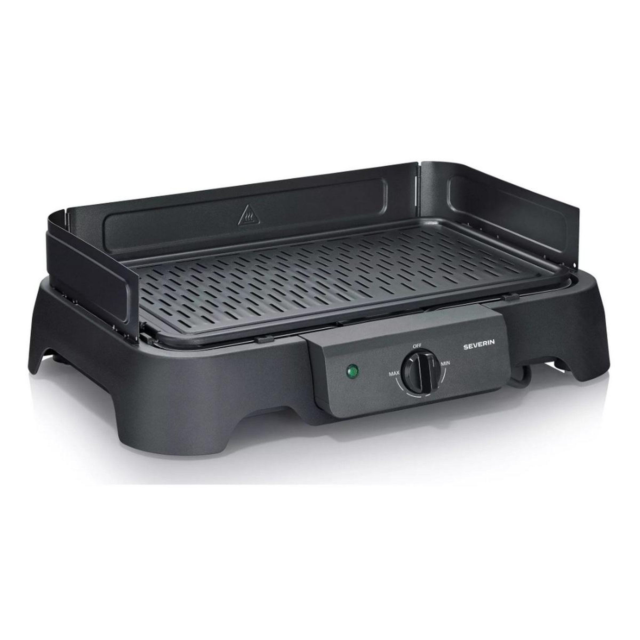 Voir la diapositive 2 : SEVERIN Barbecue électrique posable 2000w noir - 8595