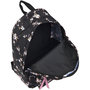 Voir la diapositive 4 : LOLLIPOPS Sac à dos 1 compartiment noir motifs fleurs 