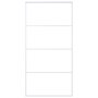 Voir la diapositive 2 : VIDAXL Porte coulissante Verre ESG depoli aluminium 102,5x205 cm Blanc