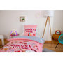 Voir la diapositive 3 : COTE DECO Parure de lit enfant Groovy vibes - 100% microfibre 72g/m² - 140 x 200 cm