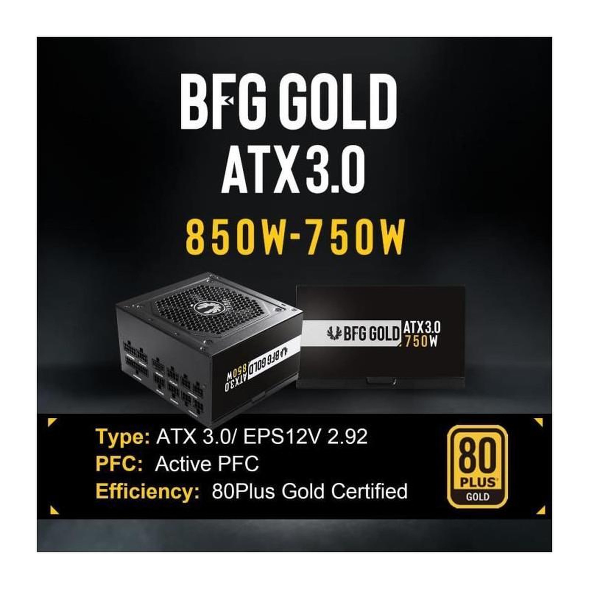 Voir la diapositive 2 : BitFenix BITFENIX BFG GOLD 850W (80+ Gold) ATX 3.0 - Alimentation PC - 850W